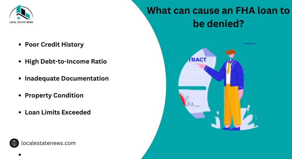 What can cause an FHA loan to be denied?