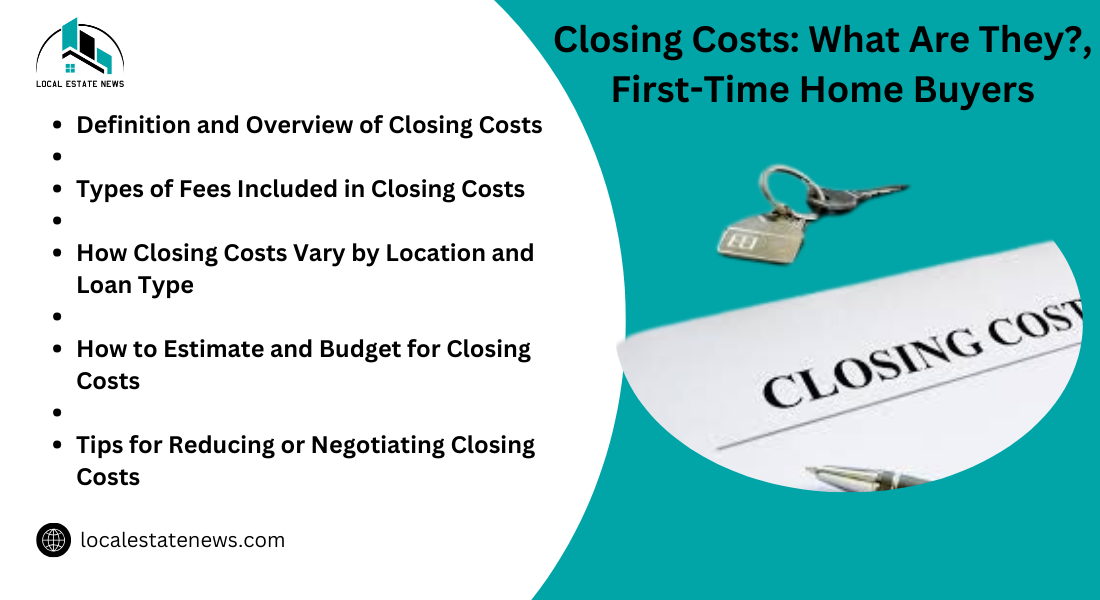 Closing Costs: What Are They?, First-Time Home Buyers