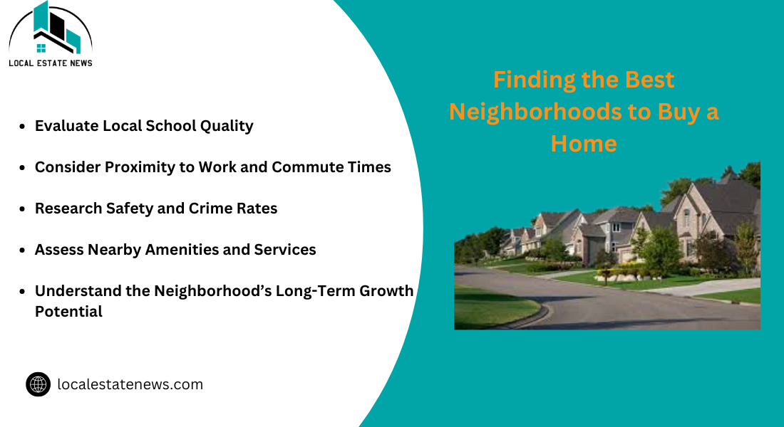 Finding the Best Neighborhoods to Buy a Home