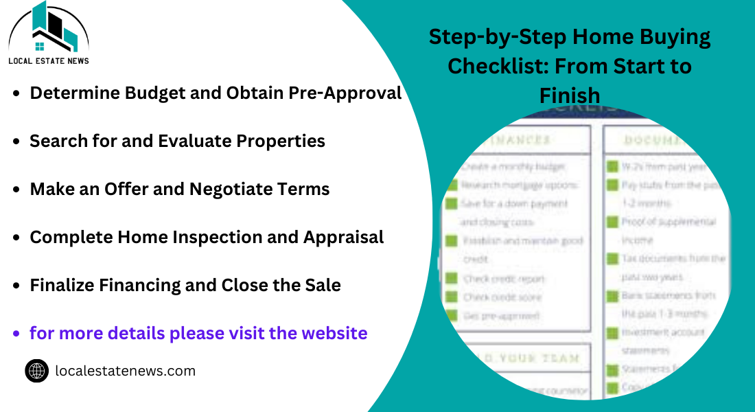 Step-by-Step Home Buying Checklist: From Start to Finish