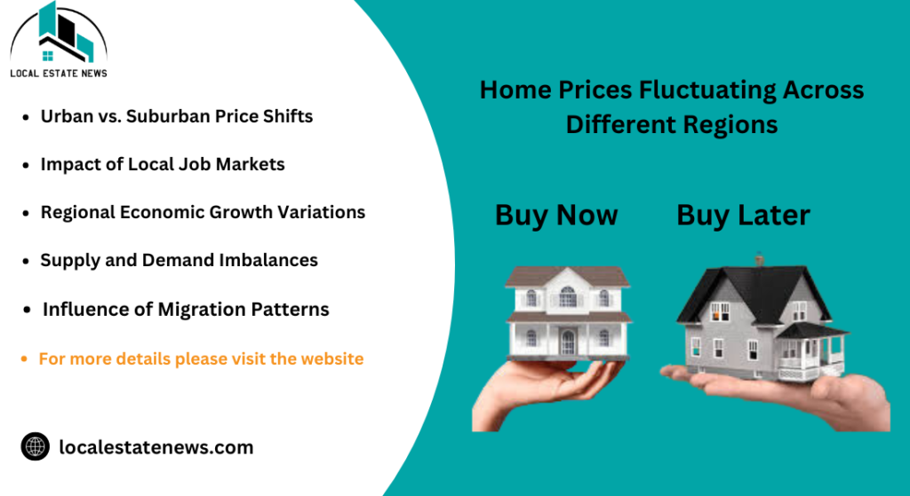 Home Prices Fluctuating Across Different Regions