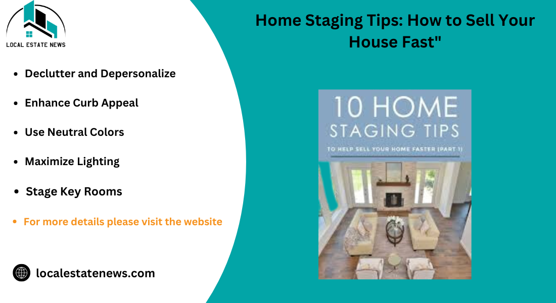 Home Staging Tips: How to Sell Your House Fast"