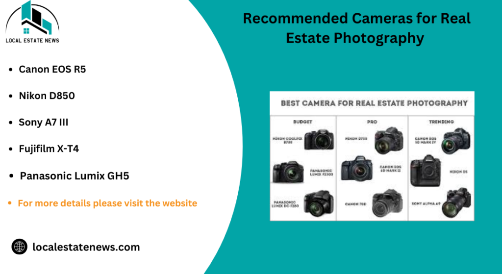 Recommended Cameras for Real Estate Photography list