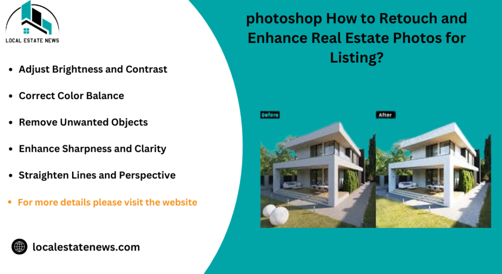 photoshop How to Retouch and Enhance Real Estate Photos for Listing?