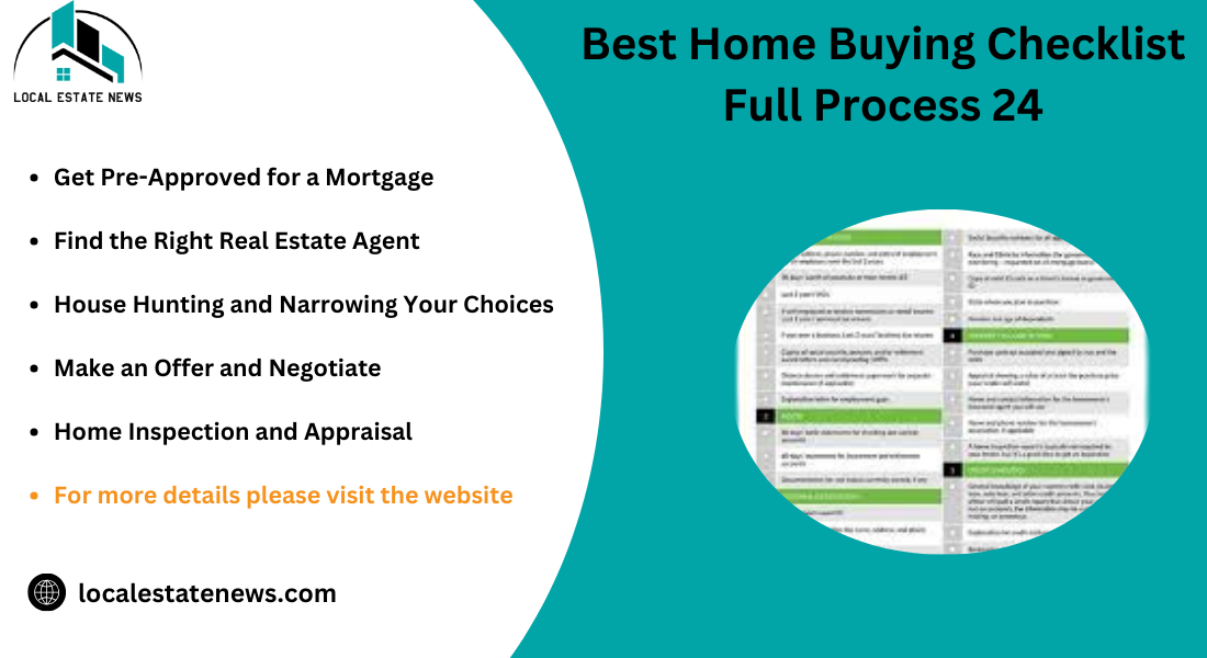 Best Home Buying Checklist Full Process 24